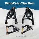 Upper & Lower Body Control Arms Set For Chevy Chevelle 1964-1972 Tubular. Fixed Price $204.58.