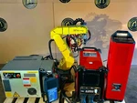 Tig Welding System Fanuc Robot Arc Mate 50IC/5L R-30IA Lincoln R-350 Cool 40. Fixed Price $25999.00.