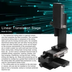 Linear Translation Stage Xyz Axis Manual Trimming Adjustable Platform 40 90MM. Fixed Price $208.00.