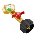 Ultimate Propane Adapter, 90-DEG Brass Design, QCC1 To 16OZ Fast Refill. Fixed Price $16.43.