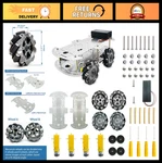 Diy Mecanum Wheel Robot Car Kit - 4WD Omnidirectional Metal Chassis, Tt Motor,. Fixed Price $52.19.