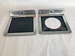 Pair Jeweled Running Board Step Plates, King Bee, Aluminum, Used Condition. Fixed Price $85.00.