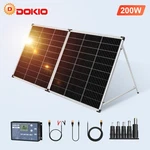 Dokio 200W Mono Folding Solar Panel, 12V For Boat, Rv, Off-grid And Garden Power. Fixed Price $116.99.