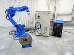 Motoman EA1900 Welding Robot Miller Auto Axcess 450 Welder Headstock Positioner. Fixed Price $19500.00.