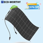 Eco-worthy 130W Watt Portable Flexible Solar Panel Rv Camping Off-grid Rooftop. Fixed Price $249.99.