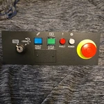Fanuc Operator Panel W/ E-stop, Fault Reset, Cycle Start A05B-2601-C004. Fixed Price $147.84.