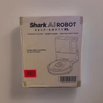 Shark Ai Robotic Vacuum Self-empty Xl, Hepa, Detect & Avoid, Black. Fixed Price $195.00.