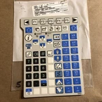 Fanuc New A98L-0040-0268#GNS1 Teach Pendant Membrane Overlay Key Sheet. Fixed Price $70.00.