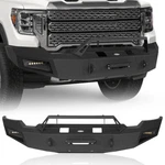 Steel Black Winch Plate Front Bumper W/ Led Spotlight For Gmc Sierra 2500 20-23. Fixed Price $359.99.
