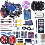 Aukuyee Smart Robot Car Kit With Two-wheel Drives, Tracking Module, RED-2. Fixed Price $54.99.