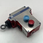 XY2CE2A296H7 - Telemecanique Latching Emergency Stop Rope Pull Switch 3A 240VAC. Fixed Price $149.99.
