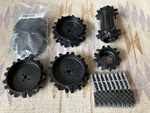 Lynxmotion Robot Track Sprocket - 6 & 9 Tooth (pair) And More. Fixed Price $12.00.