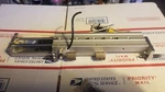 Smc Mxs 12-100 Pneumatic Slide Cylinder Linear Came Off Robot Arm. Fixed Price $250.00.