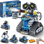 Stem Robot Building Kit With Remote Control Gifts For Boys Ages 8-14, Buildable. Fixed Price $56.99.