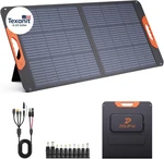100W Portable Solar Panel With 5-IN-1 CABLE,23.5% Efficiency Mono Foldable. Fixed Price $148.56.