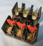 Connectron (?) MR633-77 Holder Block 30A Amp 600V Less Fuses. Fixed Price $9.97.