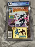 Spectacular Spider-man Peter Parker #128 Cgc 8.5 7/1987 Newsstand White Pages. Fixed Price $50.00.