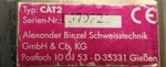 Abicor Binzel CAT2 / 780.2021 Robot Torchmount. Fixed Price $608.18.