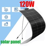 120W Wat Flexible Solar Panel 12V/24V Charging For Home Rv Boat Camping Off Grid. Fixed Price $78.99.