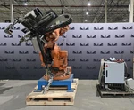 Abb Irb 6600-175/2.55 Complete With IRC5 Controller And 12" Riser Used. Fixed Price $7500.00.
