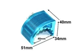 Cnc Aluminum Alloy (T6061) 40MM Inrunner Motor Heat Sink Rc Car Us Seller/ship. Fixed Price $8.99.