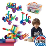 Zozoplay Stem Learning Toy Tubular Pipes & Spouts Joints 96 Piece Build Bicycl. Fixed Price $78.05.