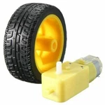 Usa Smart Car Robot Plastic Tire Wheel With Dc 3-6V Gear Motor For Arduino New. Fixed Price $7.74.