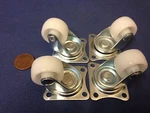 4X Caster Gimbal Wheel Steering Car Tire Model Robotic Part Diy C4. Fixed Price $28.45.