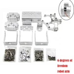 Arduino Diy 6DOF Arm Mechanical Robotic Clamp Claw Aluminium Silver. Fixed Price $39.98.