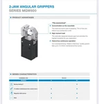Zimmer MGW803N / Pneumatic Angular Gripper. Fixed Price $144.00.