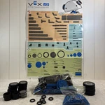 Vex Iq Robotics Lot Pltw Construction Kit Gears, Wheels & Cables Almost Complete. Fixed Price $139.99.