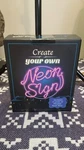 Open Box Diy Create Your Own Neon Sign Kit Wall Art 3 Yards Of Flexible Wire. Fixed Price $5.00.