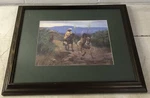 Merlin Little Thunder Litho Print Native American Scouts Wives After Payday. Fixed Price $76.97.