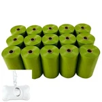 15PC Pets Poop Bags Eco-friendly Bio-deg & White Bone Dispenser Fast Ship! A93. Fixed Price $13.19.