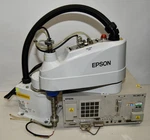 Epson Industrial Robotic Arm LS6-B602S W/ RC90-B Controller (12/2019) #X6491. Fixed Price $3000.00.