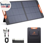100W Portable Solar Panel With 5-IN-1 CABLE,23.5% Efficiency Mono Foldable. Fixed Price $142.25.