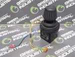 Used Abb / Caldaro S30JBK-ZT-30R3G-4889G Teach Pendant Joystick Assembly. Fixed Price $755.00.