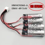ER6V-4P/3.6V Battery Pack For Yaskawa HW0470360-A Motoman Robot 149689-1. Fixed Price $59.90.