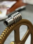 24 Pitch 96:1 Ratio Winfred Berg And Boston Gear Precision Bronze Worm Set. Fixed Price $195.00.
