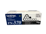 Genuine Brother TN-570 Toner Oem High Yield Black Cartridges Sealed. Fixed Price $45.00.